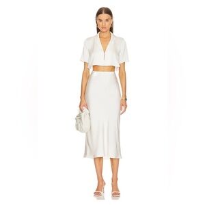 Revolve L’Academie Tabitha Skirt in Ivory